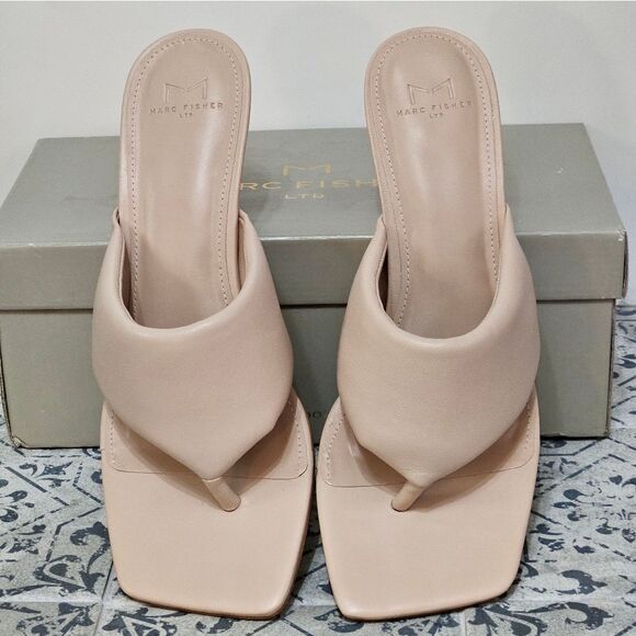 Marc Fisher, Womans, Leather Heeled Sandals. NIB/Size 9.5 - Picture 3 of 7